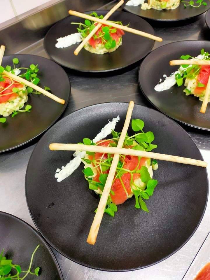 assiette composé